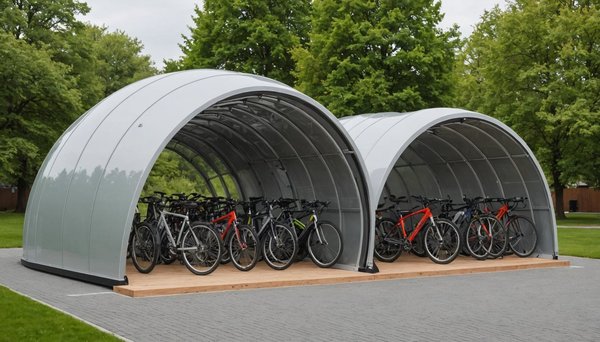 Abri vélo dôme : un espace sécurisé pour six vélos !